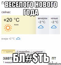 ВЕСЕЛОГО НОВОГО ГОДА БЛ#$ТЬ