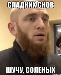 сладких снов шучу, соленых