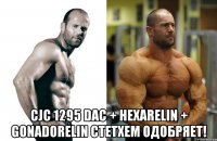  CJC 1295 DAC + Hexarelin + Gonadorelin Стетхем одобряет!