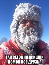  Так сегодня пришли домой все друзья