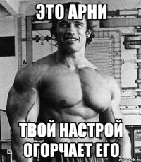 Это Арни Твой настрой огорчает его