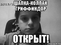 Шапка-колпак Гриффиндор Открыт!