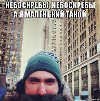 небоскребы ,небоскребы а я маленький такой 
