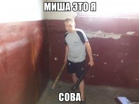 Миша это я СОВА