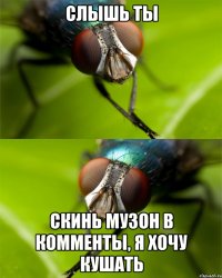 слышь ты скинь музон в комменты, я хочу кушать