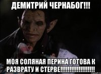ДЕМИТРИЙ ЧЕРНАБОГ!!! МОЯ СОЛЯНАЯ ПЕРИНА ГОТОВА К РАЗВРАТУ И СТЕРВЕ!!!!!!!!!!!!!!!!!!!