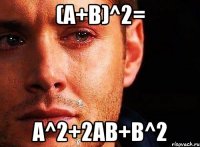 (a+b)^2= a^2+2ab+b^2