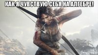 как я чувствую себя на алгебре! 