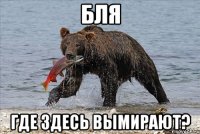 бля где здесь вымирают?