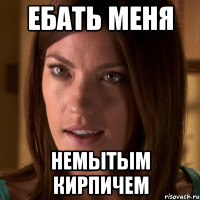 Ебать меня Немытым кирпичем