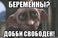 Беременны? Добби свободен!