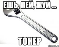 ешь, пей, жуй ... ТОНЕР