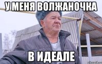 У меня волжаночка в идеале