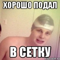 Хорошо подал в сетку