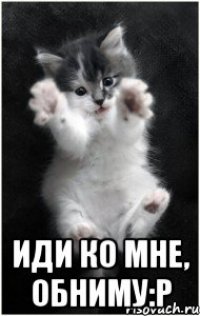  Иди ко мне, обниму:P