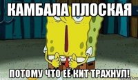 Камбала плоская Потому что её кит трахнул!