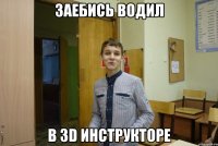Заебись водил В 3d инструкторе
