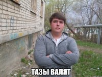  ТАЗЫ ВАЛЯТ