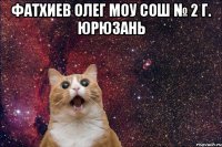 Фатхиев Олег МОУ СОШ № 2 г. Юрюзань 