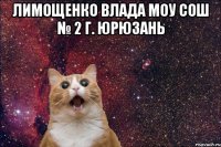 Лимощенко Влада МОУ СОШ № 2 г. Юрюзань 