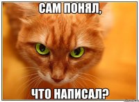 сам понял, что написал?