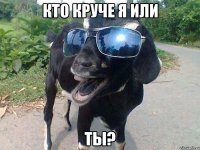 Кто круче я или ты?