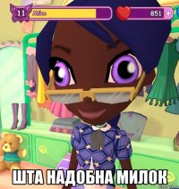  Шта надобна милок
