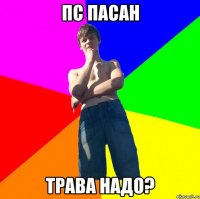 пс пасан трава надо?