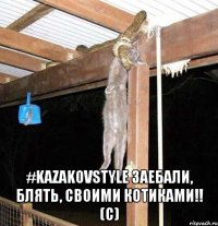  #kazakovstyle заебали, блять, своими котиками!! (с)
