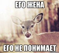 его жена его не понимает
