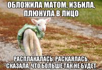 Обложила матом, избила, плюнула в лицо Расплакалась, раскаялась, сказала, что больше так не будет