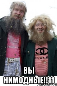  вы нимодные!!11