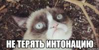  не терять интонацию