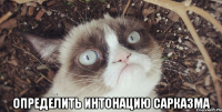  определить интонацию сарказма