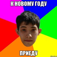 К новому году приеду