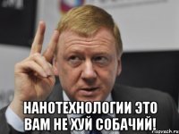  нанотехнологии это вам не хуй собачий!