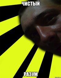ЧИСТЫЙ РАЗУМ