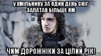 У Хмільнику за один день сніг залатав більше ям чим дорожніки за цілий рік!