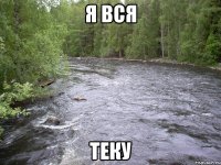 я вся теку