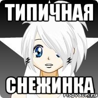 Типичная Снежинка