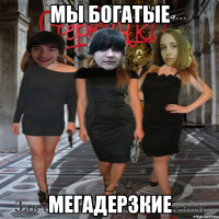 мы богатые мегадерзкие