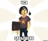 ЧСВ ЗАВЫШЕНО