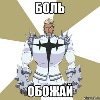 Боль обожай