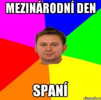 Mezinárodní den spaní