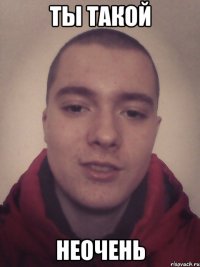 Ты такой Неочень
