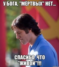 у бога, "мёртвых" нет... спасибо, что "живой"!!!