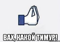  ВАХ, КАКОЙ ТИМУР!