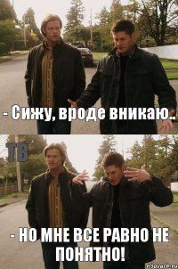 - Сижу, вроде вникаю.. - НO МНЕ ВСЕ РАВНО НЕ ПОНЯТНО! ТВ