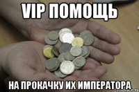 vip помощь на прокачку их императора