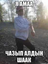 я амаа чазып алдын шаак